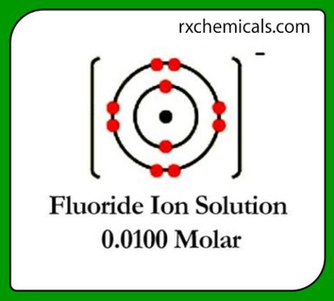 Fluoride Ion Solution 0.0100 Molar