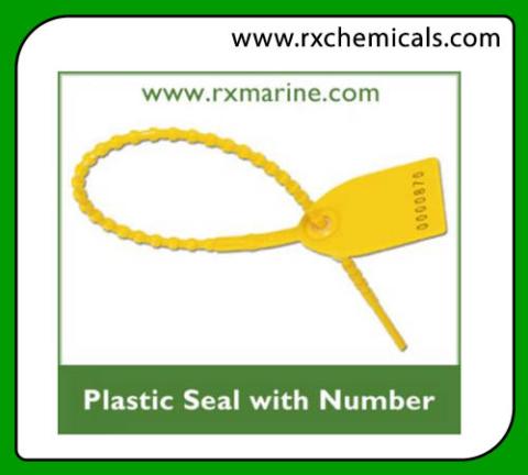 Plastic Seal with Number